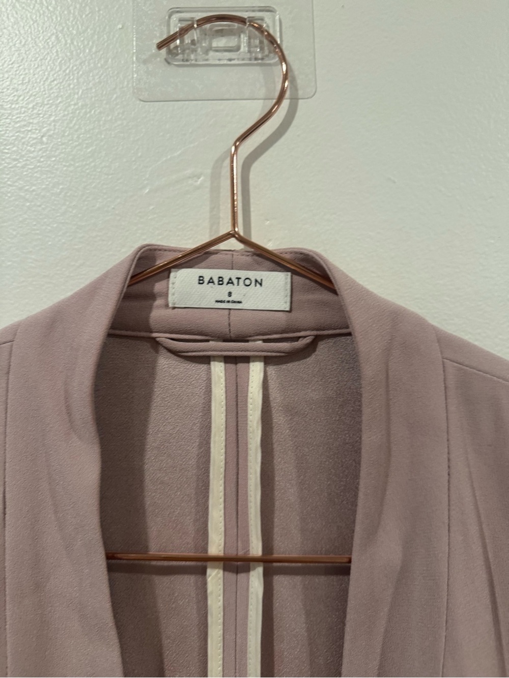 Aritzia Babaton Power Blazer blush size 8 - Picture 6 of 13